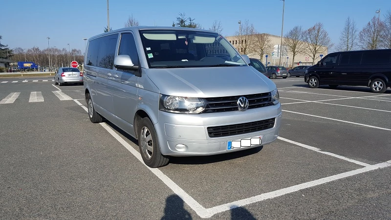 grey color van